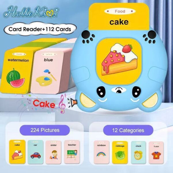 Machine D'apprentissage Arabe Interactive Pour Enfants - Écran Tactile, Sons, Jeux éducatifs - Bleu