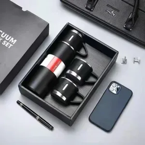 Tasse Thermos de 500ml, flacon sous vide de grande capacité, café, thé, lait, bouteille d'eau de voyage, sac à main isolé, boîte-cadeau, service à café